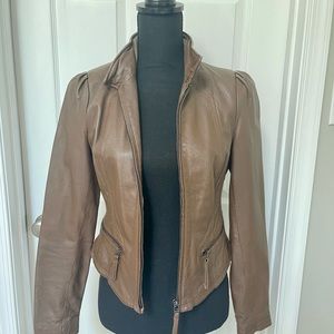 Zara faux leather jacket